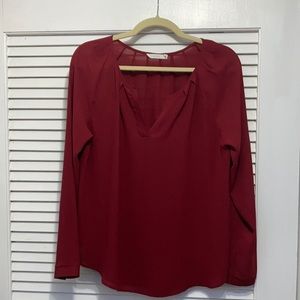 Long sleeve work top